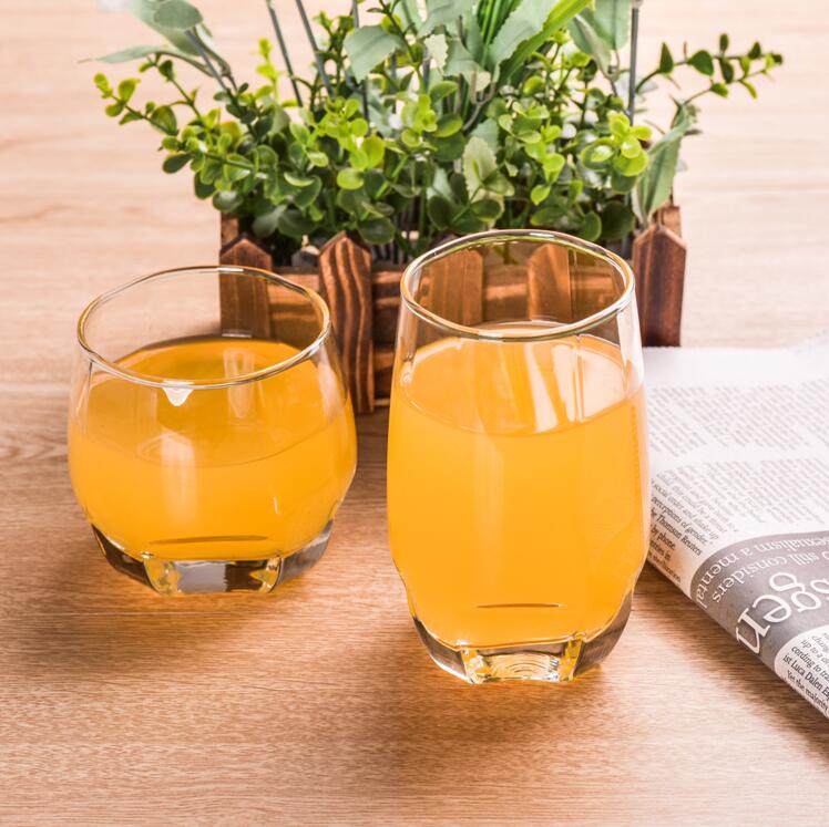 厚底玻（bō）璃杯八角（jiǎo）杯（bēi）