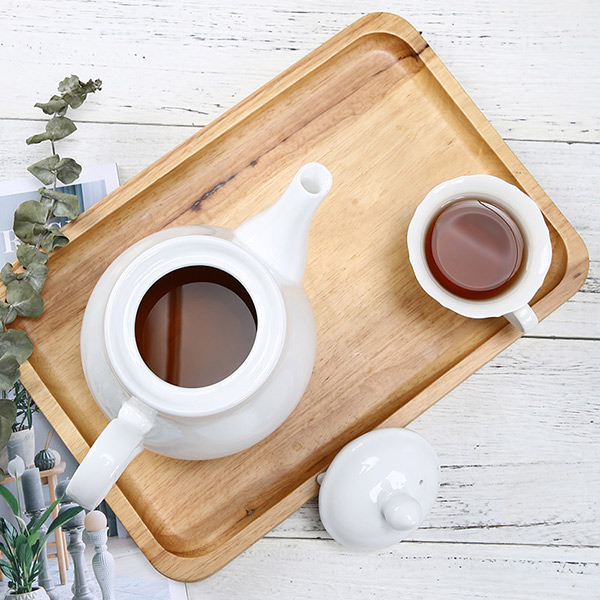 英式白釉（yòu）茶壺