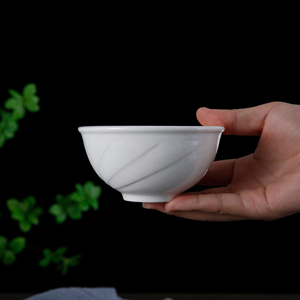 斜紋（wén）白瓷碗